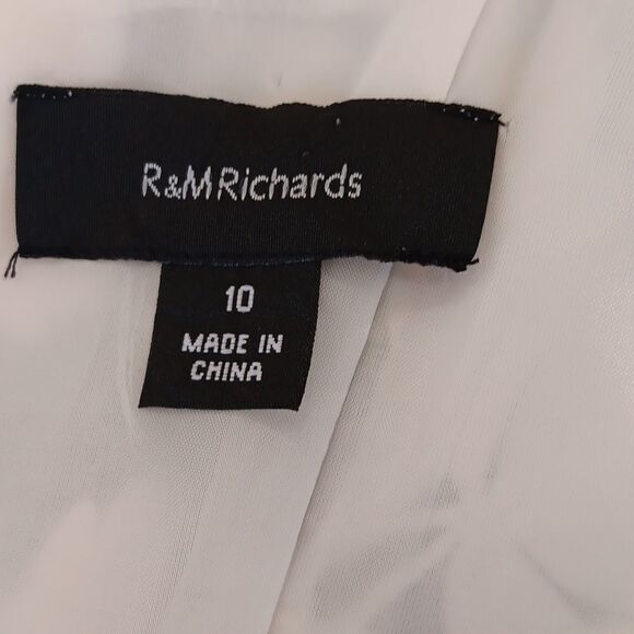 R & M Richards Black and White Dress - Picture 8 of 12